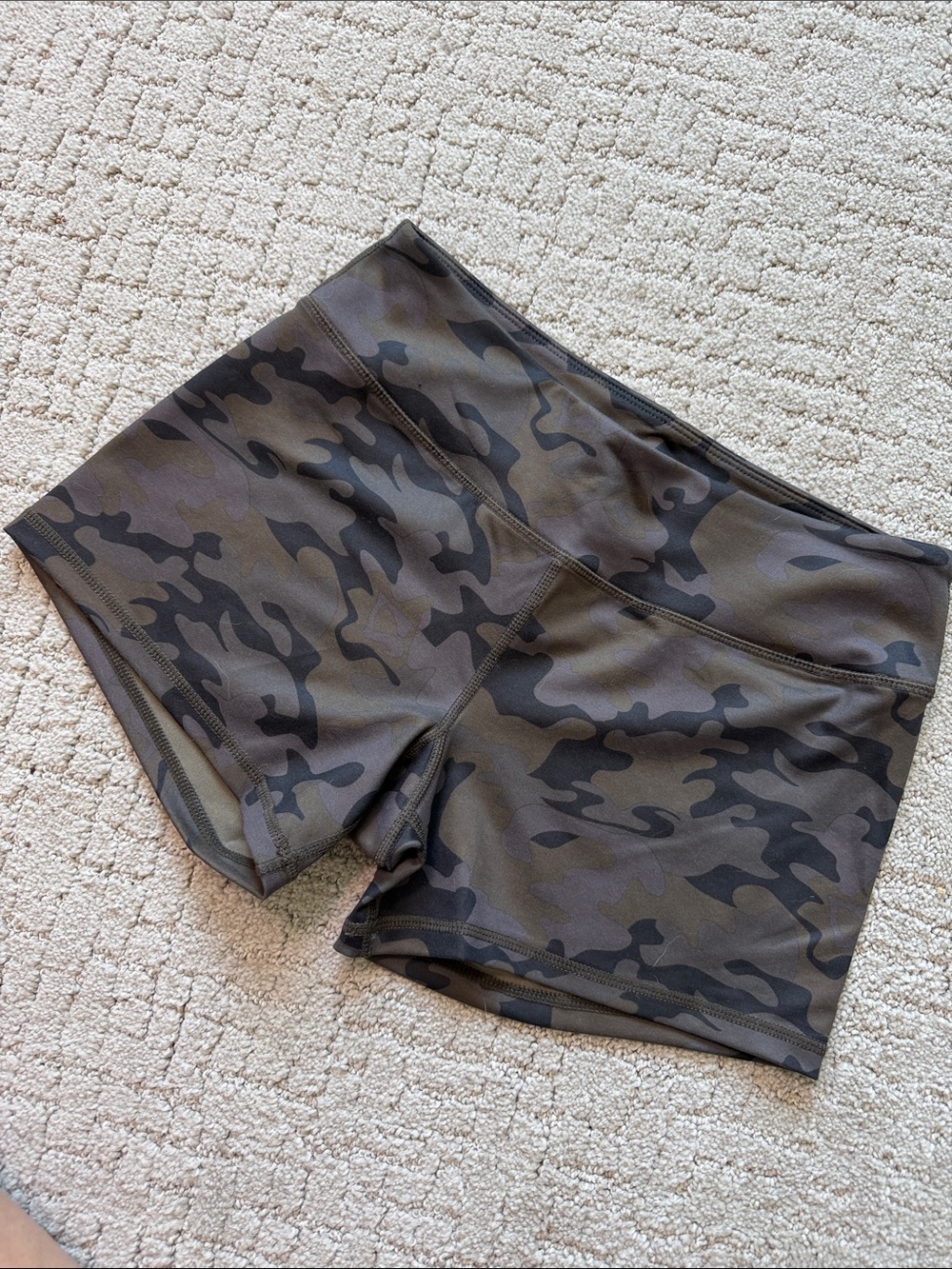 BP camo biker shorts